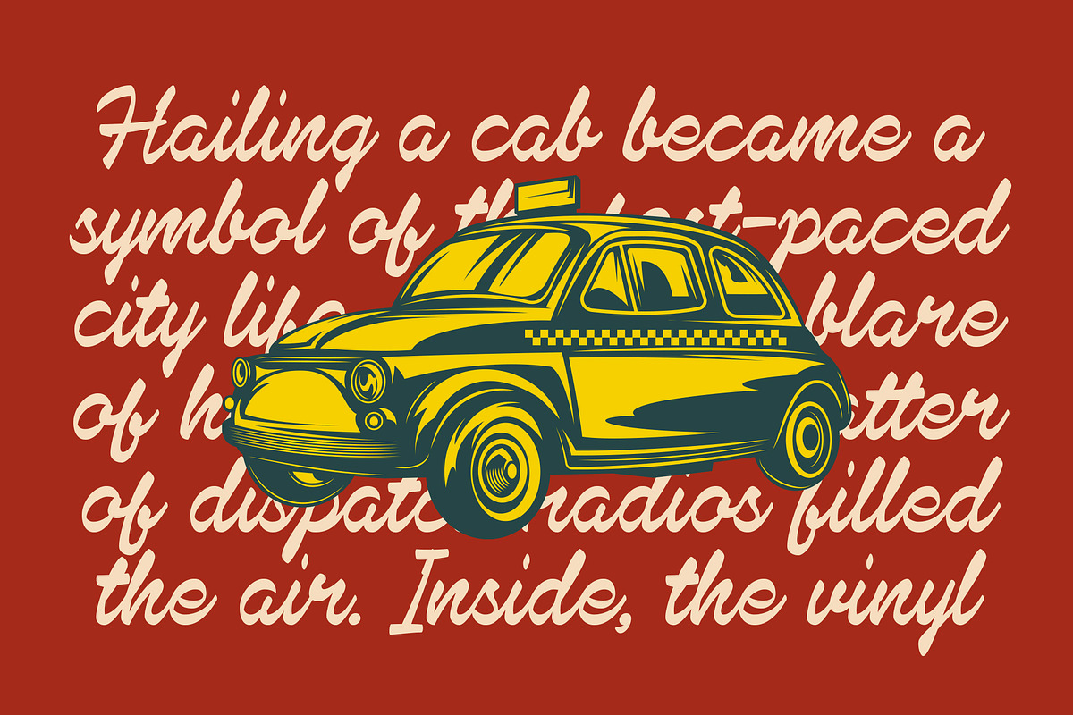 YT Hellias - Retro Script Font, a Script Font by Youthlabs Studio (Photo 10 of 12)
