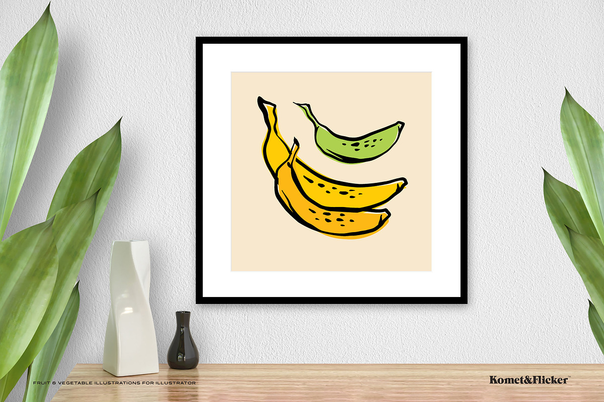 Fruit & Vegetable Illustrations, a Food Illustration by Komet & Flicker (Photo 2 of 10)