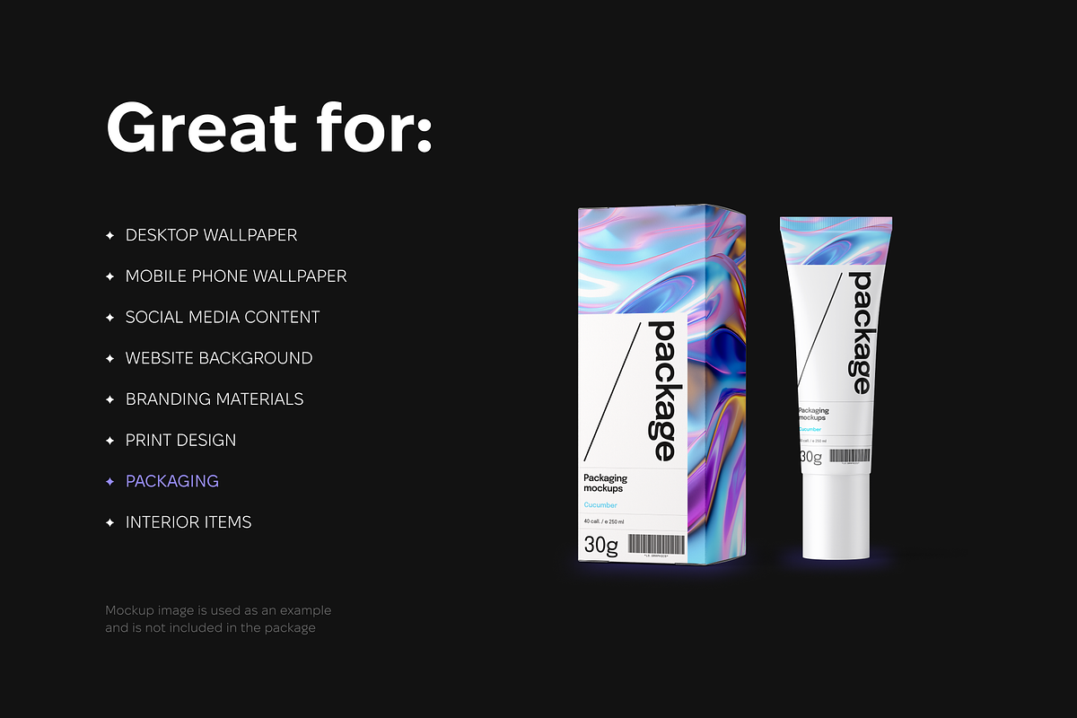 Bright holographic wallpaper pack, a Wallpaper Graphic by existacial (Photo 7 of 7)
