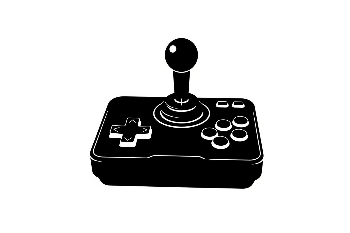 50 Retro Gaming Joystick Vector Bund, an Illustration by Creativeshirt (Photo 49 of 51)