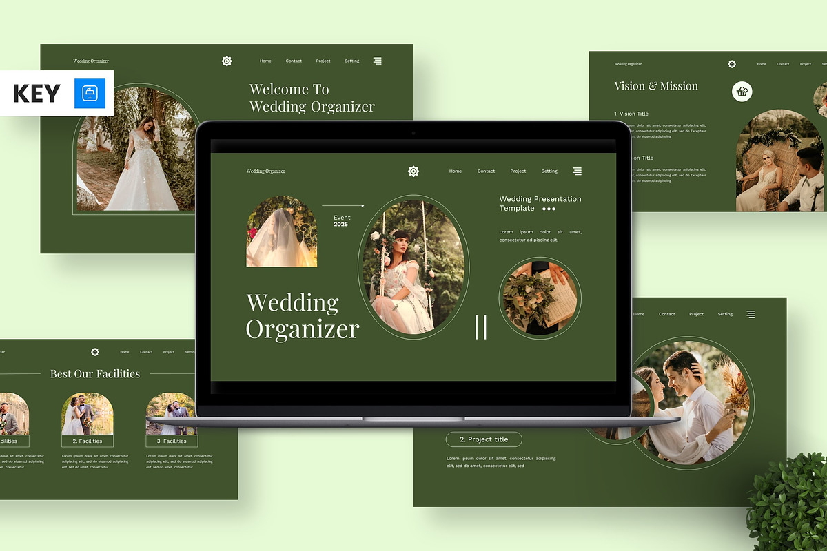 Wedding Organizer - Wedding Key, a Presentation Template by Deepslide Studio (Photo 1 of 6)
