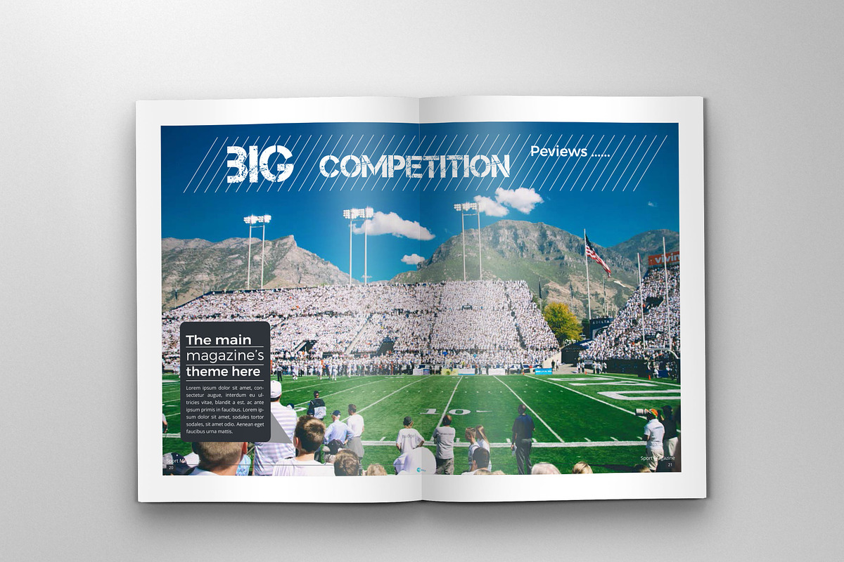 American Football Magazine Template, a Magazine Template by obidullah_01 (Photo 12 of 14)