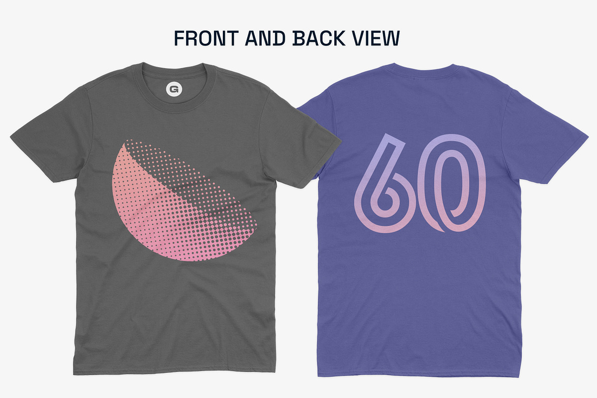 Gildan 64000 T-Shirts Mockups, a Shirt Mockup by GraphicHero (Photo 3 of 9)