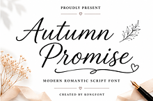 Autumn Promise - Modern Script Font