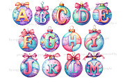 Pastel Christmas Alphabet | Xmas, a Decorative Illustration by GlamArtZhanna (Thumbnail 2 of 5)