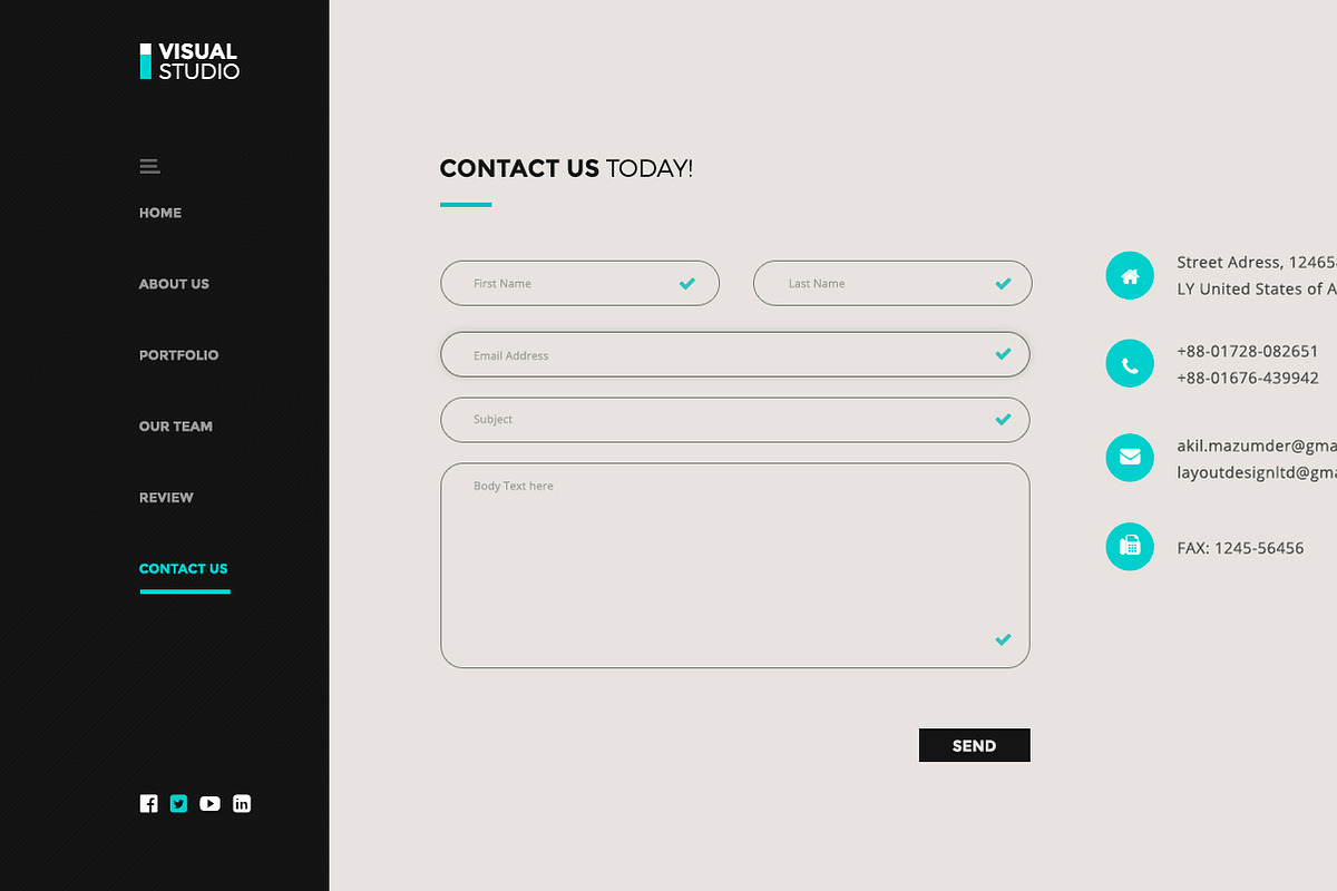 Creative Studio | Website UI PSD, a Websites & App Template by Layout ...