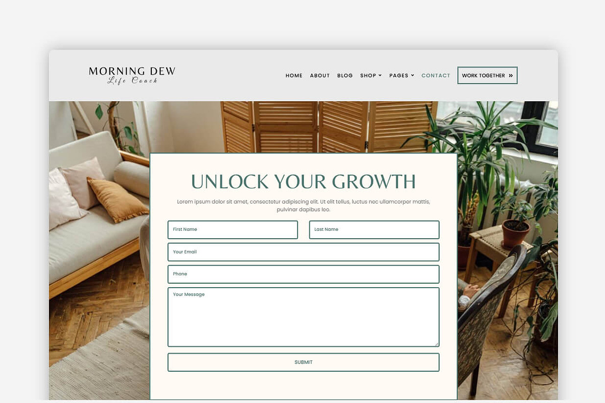 Morning Dew WordPress Theme preview 3