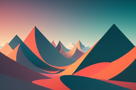 Abstract background wavy colorful, an Abstract Photo by ComfortQ