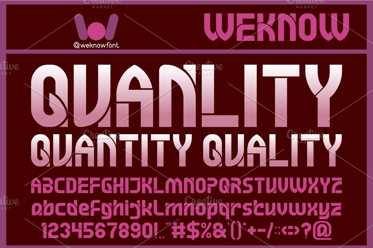Professional Skills font, a Font by weknow (Photo 4 of 8)