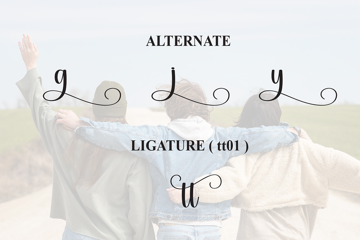 Better Together | Script Font, a Handwritten Font by Scratchones (Photo 8 of 9)