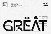 Befort - Futuristic Modern Display, a Sans Serif Font by Pandeka Studio (Thumbnail 11 of 12)