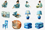 Spring Home Moments Clipart, an Illustration by Designworld (Thumbnail 2 of 6)