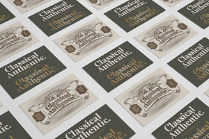 Classical Authentic Font