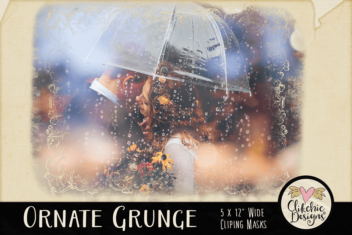 Ornate Grunge Clipping Masks preview 4