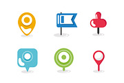 Pin Location Icons Set, a Templates & Theme by studiogstock (Thumbnail 2 of 3)