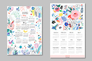 2019 calendars + planners, a Stationery Template by Lera Efremova (Thumbnail 6 of 13)