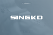 Singko - Modern Sports Typeface, a Serif Font by garismantra (Thumbnail 1 of 4)