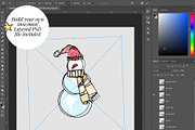 Build Your Own Cute Snowmen, an Illustration by Chelsea Bromley (Thumbnail 2 of 6)