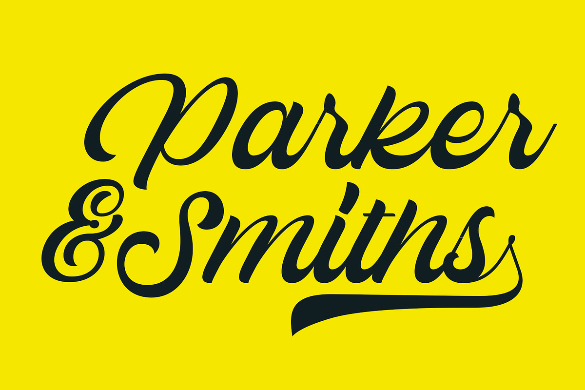 Gradine Script Font preview 3