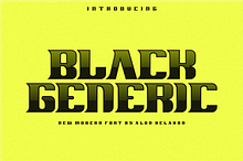 Black Generic Font