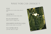 Greenery Wedding Invitation Template, an Invitation Template by InvitingStorys (Thumbnail 8 of 9)