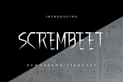 Scrembeet, a Script Font by Auliacreative (Thumbnail 1 of 4)