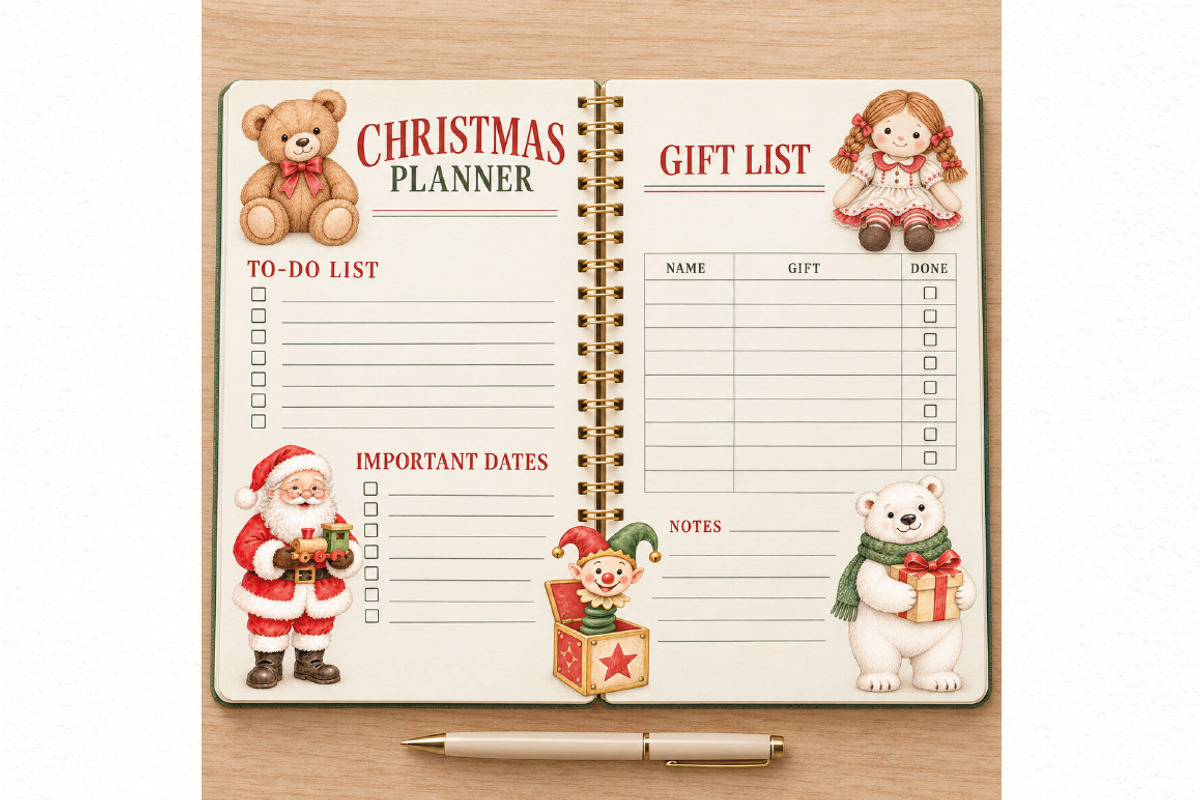 Christmas Watercolor PNG, a Seasonal Illustration by Villa 11 Estudio (Photo 8 of 9)
