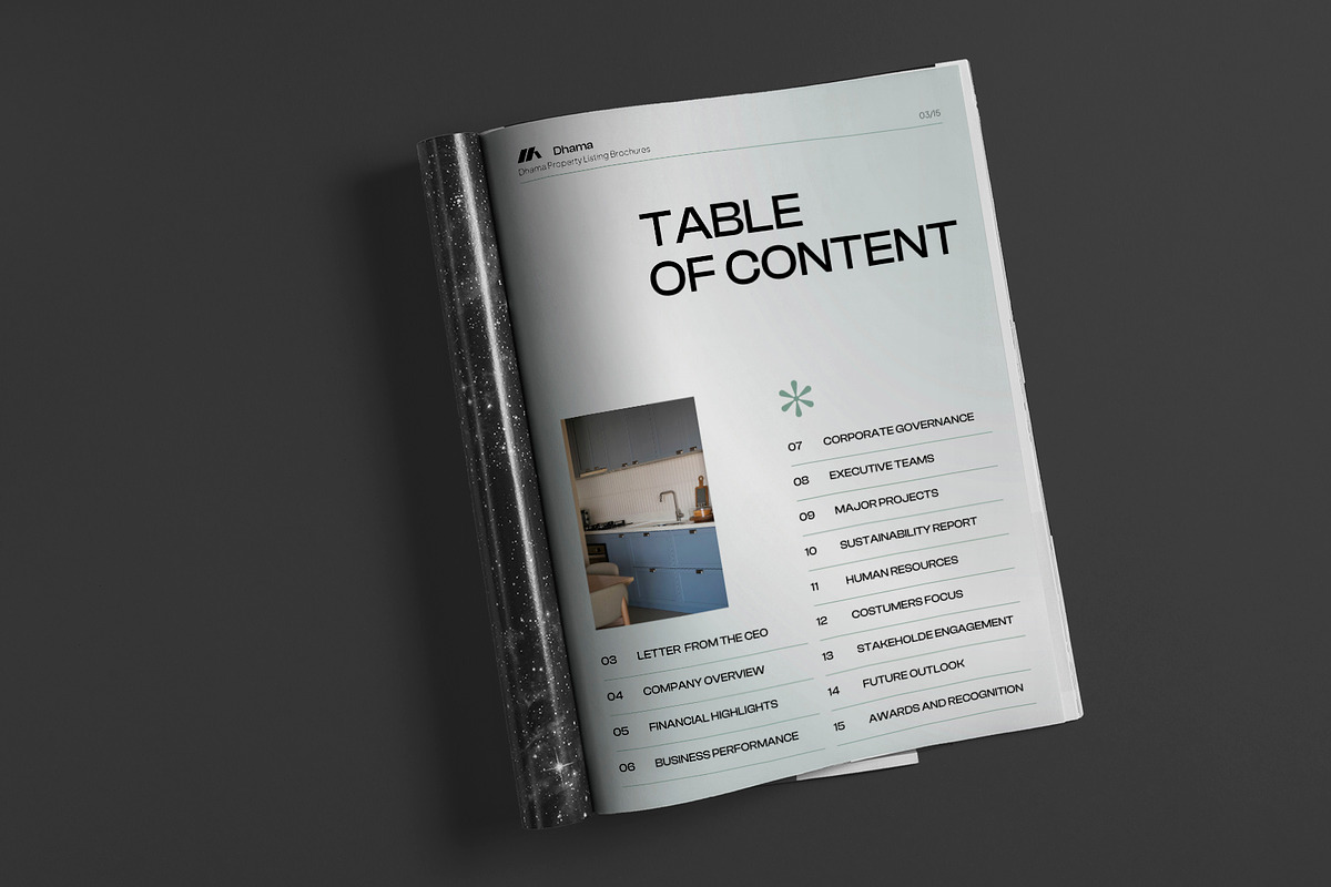 White Interior Designer Brochure, a Brochure Template by Neermana (Photo 3 of 11)