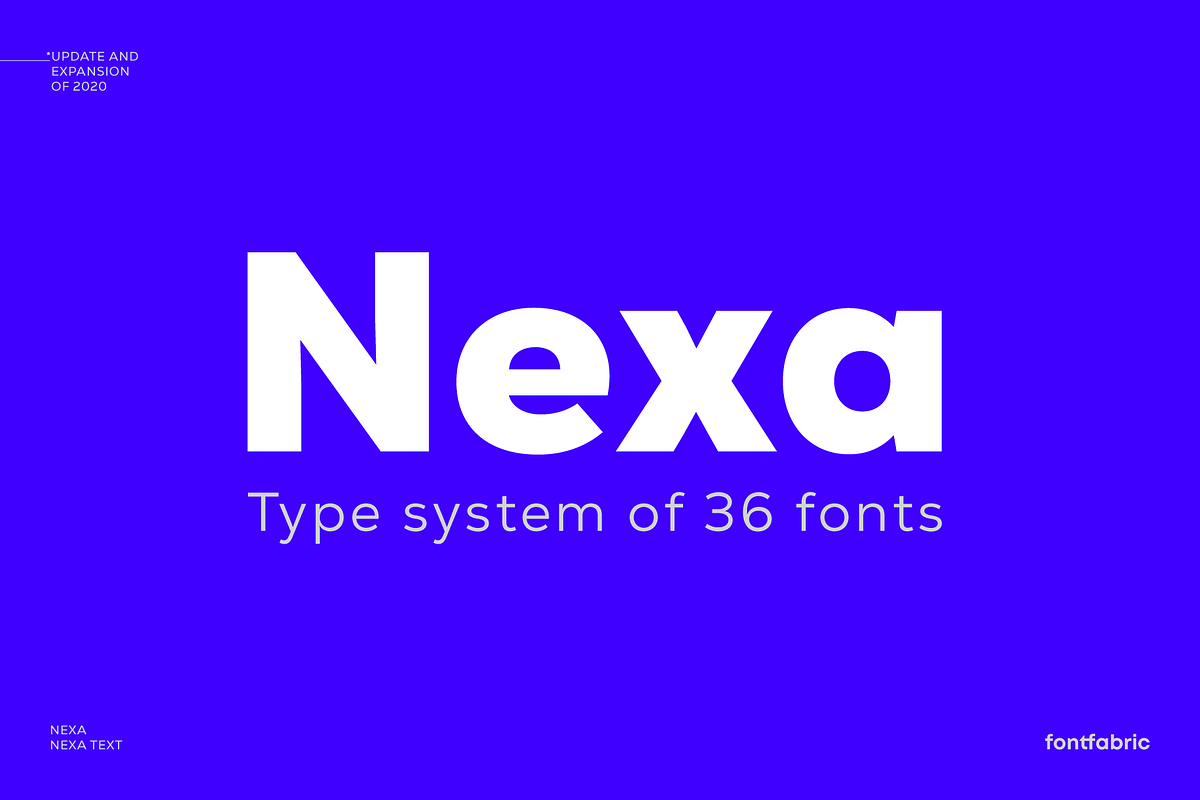 Nexa, a Sans Serif Font by Fontfabric (Photo 1 of 12)