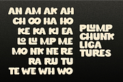Plump Chunk - Display Font, a Sans Serif Font by SaktiAvellin (Thumbnail 6 of 7)