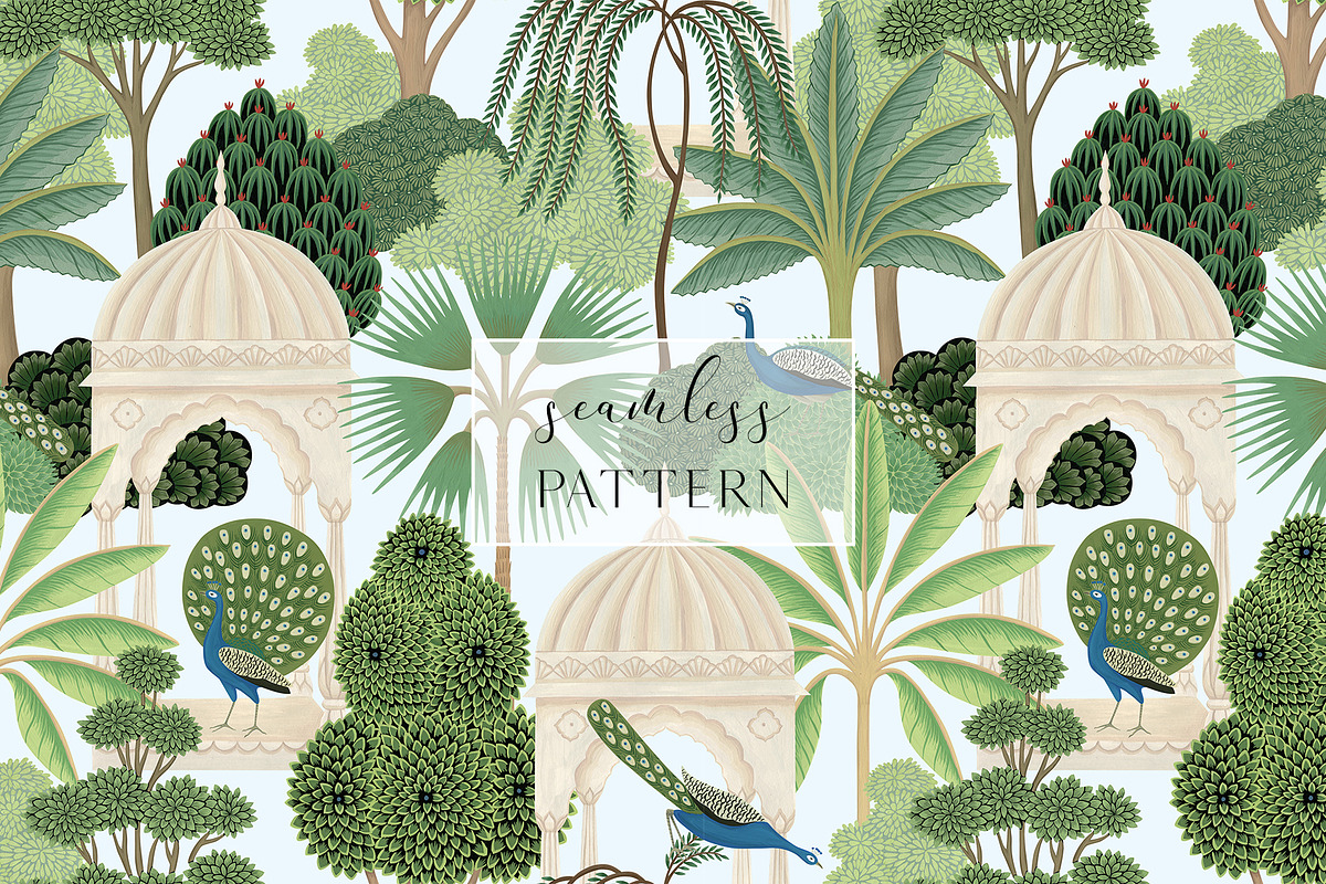 Mughal patterns, a Pattern Graphic by Anyuka (Photo 7 of 13)