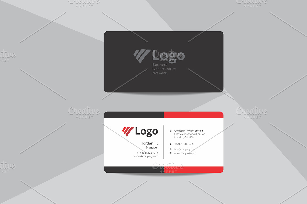 Professional Business Card Templet preview 2