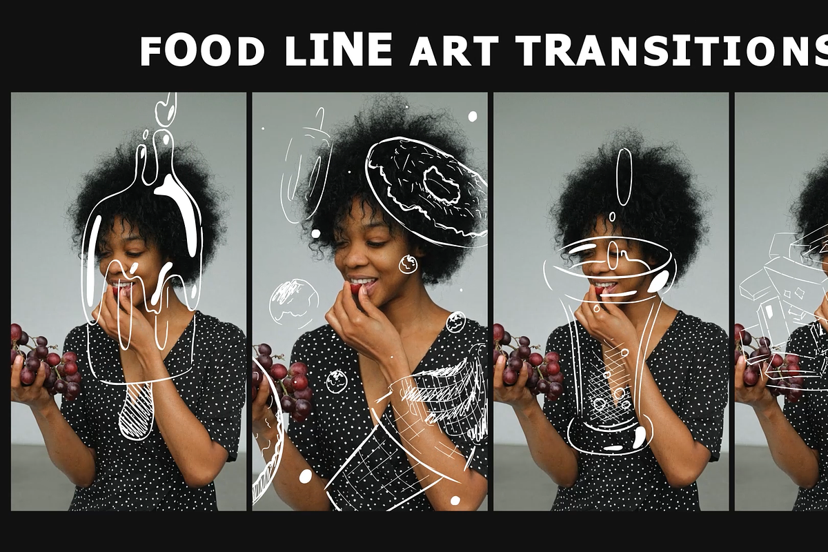 Food Transitions Motion Graphics, a Background Graphic by FlashFXbox (Photo 1 of 2)