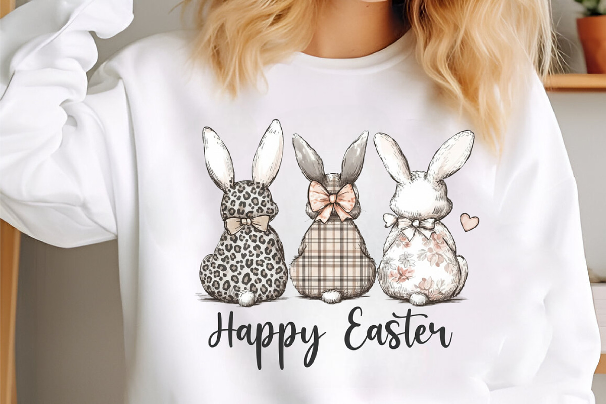Happy Easter PNG Coquette Easter Bun, an Illustration by designcity5 (Photo 6 of 9)