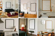 6PSD SET Frame Mockups for Poster, a Product Mockup by SigaSigaMockup (Thumbnail 3 of 5)