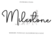Milestone, a Handwritten Font by InermediaSTUDIO (Thumbnail 1 of 8)