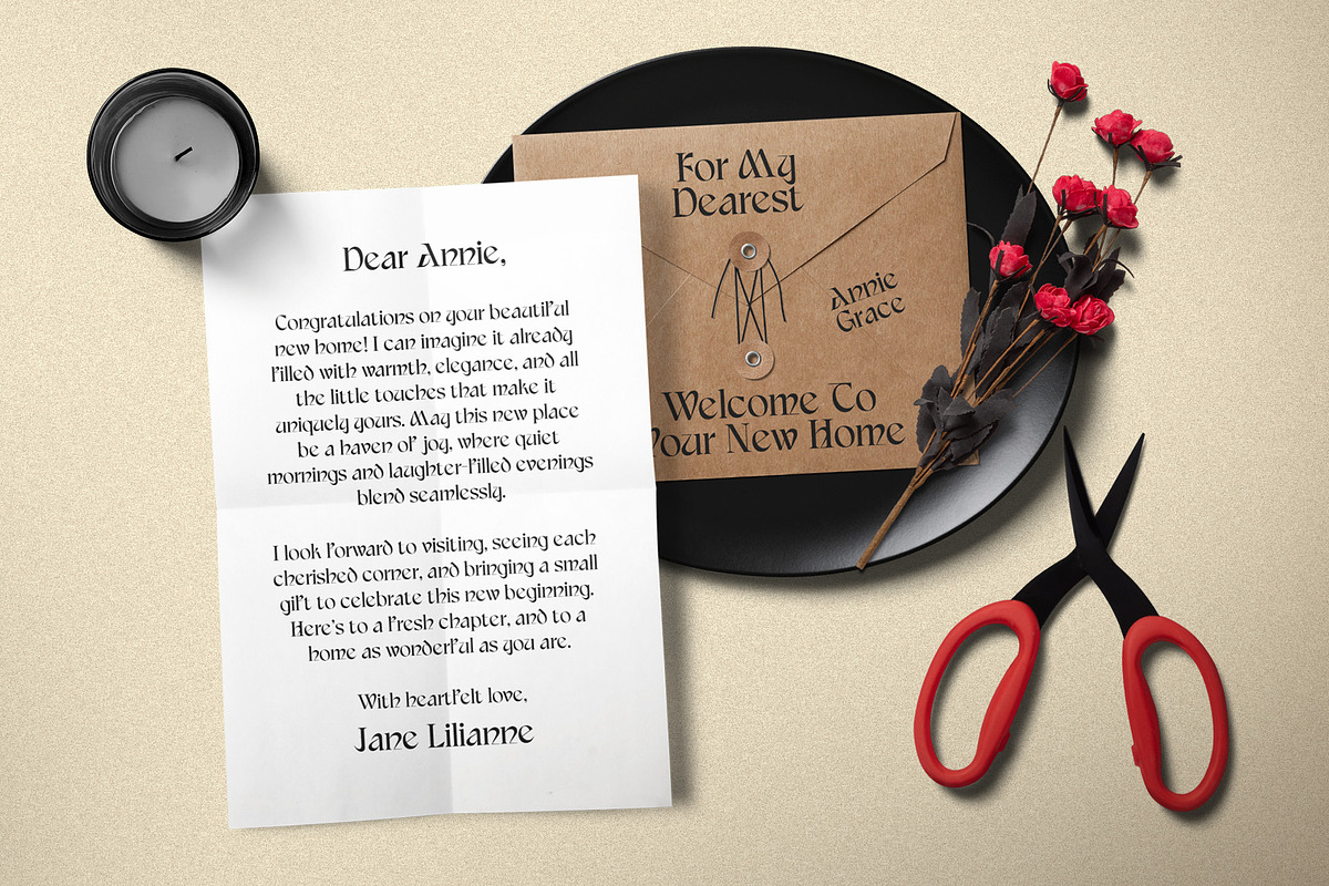 CS Valcon – Uncial Font, a Serif Font by Craft Supply Co. (Photo 6 of 8)