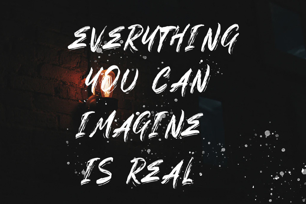Goshbe - Street Brush Font preview 8