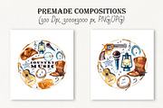 Western watercolor clipart, an Illustration by Vikeriya (Thumbnail 5 of 6)