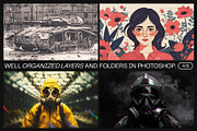 12 Photo Effect Templates, a Layer Style Add-On by iDoodle Studio (Thumbnail 4 of 6)