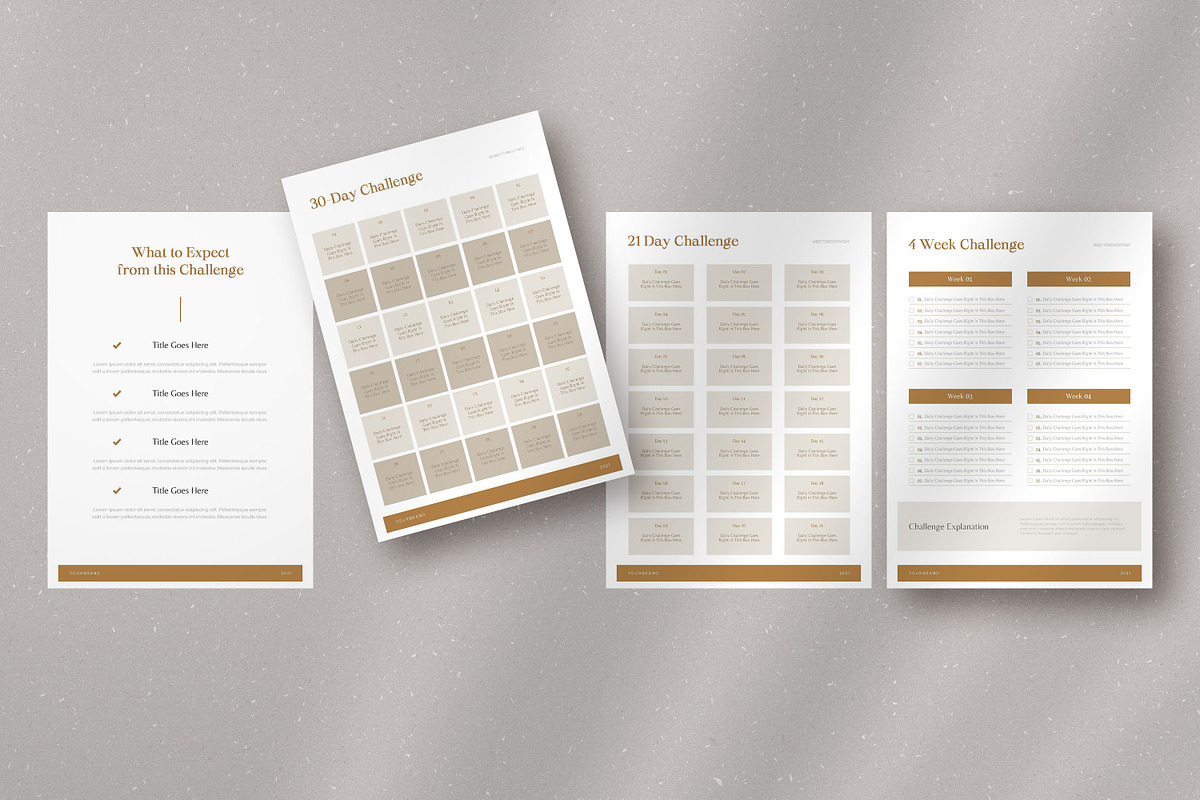 Mindset Coach Bundle For CANVA, a Templates & Theme by AndrewPixel