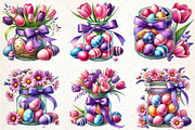 Watercolor Easter Jar Sublimation Cl, an Illustration by Rose Art (Thumbnail 3 of 3)