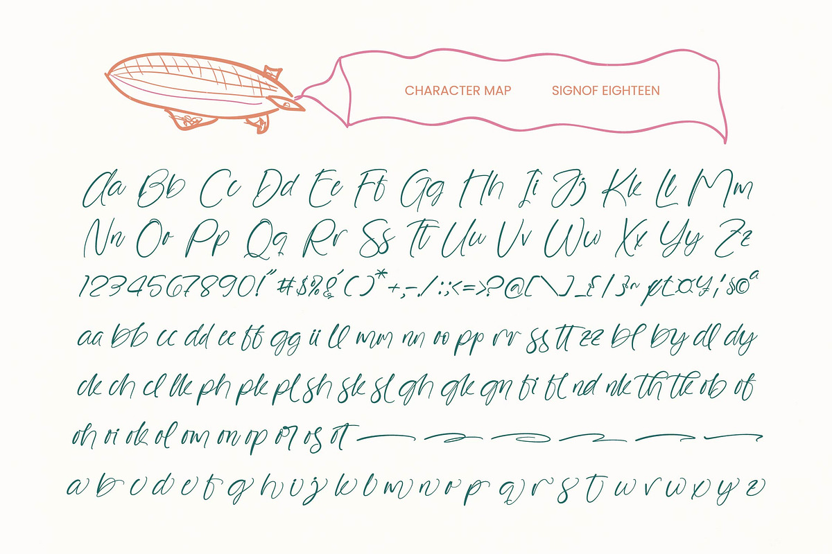 Signof Eighteen Cute Handwritten, a Script Font by stylishtype.co (Photo 6 of 10)