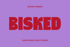 Bisked Font