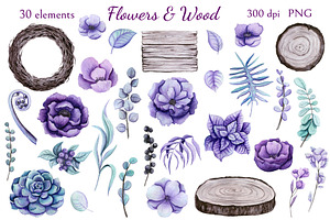 Flowers & Wood