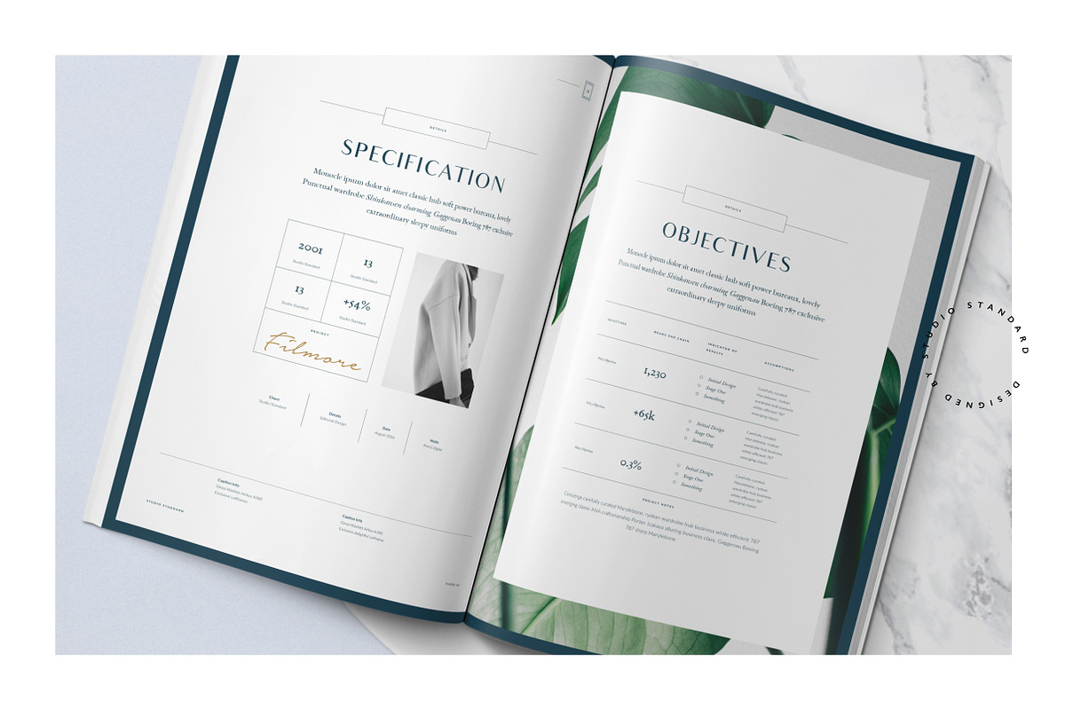 Filmore Fashion Proposal, a Brochure Template by Studio Standard (Photo 7 of 11)
