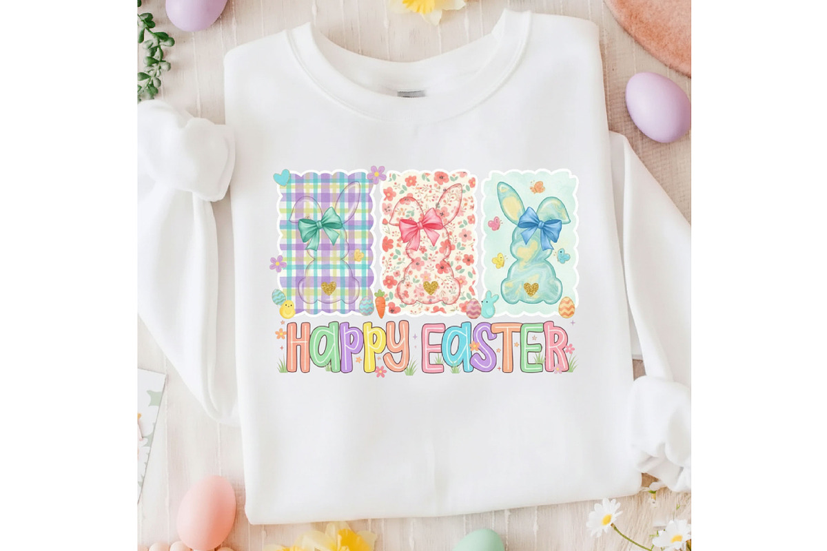 Happy Easter Bunny PNG, an Illustration by Designking (Photo 5 of 6)