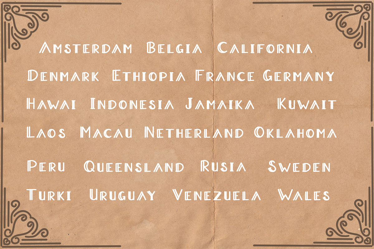 ARADEVA - Vintage Font, a Script Font by NTC Graphic (Photo 3 of 5)