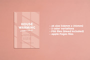 Modern housewarming invitation card, an Invitation Template by studioflashback (Thumbnail 3 of 4)