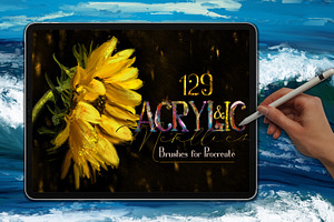 Acrylic & Metallics Brush Set